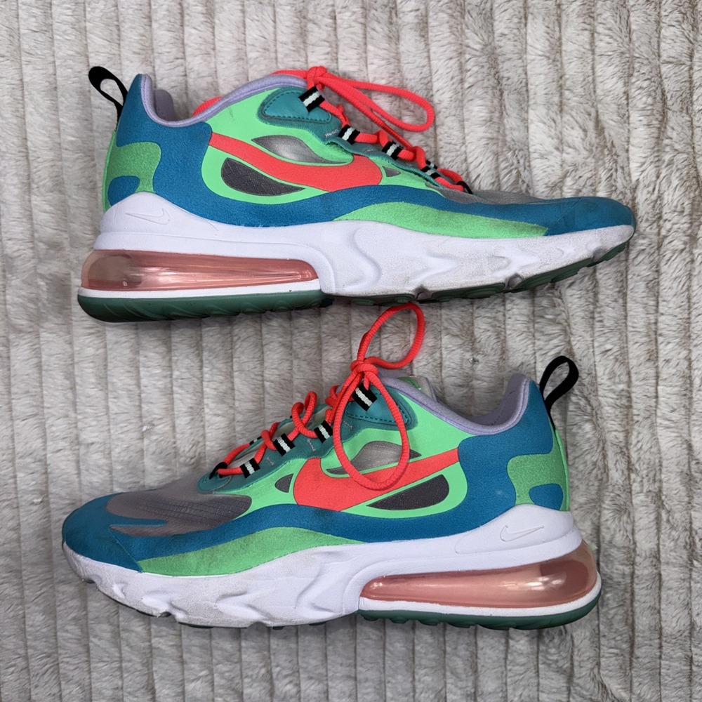 Nike Air React 270 'Psychedelic Movement' AT6174-300 Women's Size‎ 9 VERY CLEAN